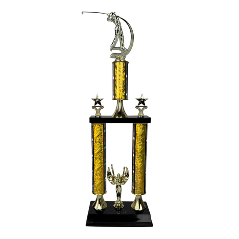 Trofeo de Tubo con Figura Serie 50 de Golf